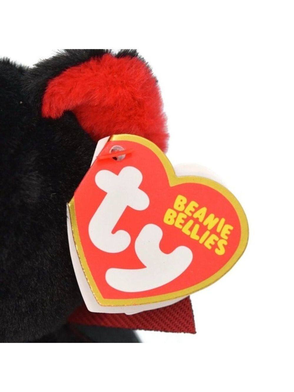 TY Beanie Baby Beanie Bellies Bearla the Vampire Bear Plush Stuffed Animal 6 in - Picture 6 of 7